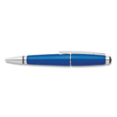 Cross Edge Gel Pen, Retractable, Medium 0.7 mm, Black Ink, Blue Barrel
