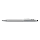 Cross Classic Century Twist-Action Ballpoint Pen, Retractable, Medium 1 mm, Black Ink, Chrome Barrel