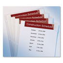 Avery Three-Hole Punched Corner Lock Plastic Sleeves, 9.5 x 11.75, Clear, 4/Pack