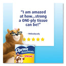 Charmin Essentials Strong Bathroom Tissue, Septic Safe, 1-Ply, White, 451/Roll, 9 Rolls/Pack, 4 Packs/Carton
