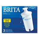 Brita Water Filter Pitcher Advanced Replacement Filters, 3/Pack