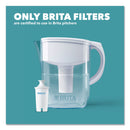 Brita Water Filter Pitcher Advanced Replacement Filters, 3/Pack, 8 Packs/Carton