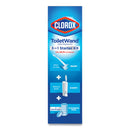 Clorox ToiletWand Disposable Toilet Cleaning System: Handle, Caddy and Refills, White, 6/Carton