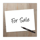 Carter's Large Desk Style Permanent Marker, Broad Chisel Tip, Black, Dozen