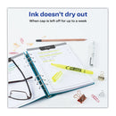 Avery HI-LITER Pen-Style Highlighters, Fluorescent Yellow Ink, Chisel Tip, Yellow/Black Barrel, Dozen