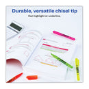 Avery HI-LITER Pen-Style Highlighters, Assorted Ink Colors, Chisel Tip, Assorted Barrel Colors, 6/Set
