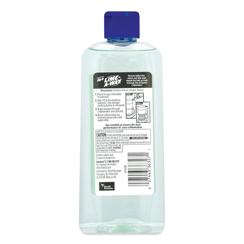 LIME-A-WAY Dip-It Coffeemaker Descaler and Cleaner, 7 oz Bottle, 8/Carton