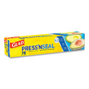 Glad Press'n Seal Food Plastic Wrap, 70 Square Foot Roll, 12 Rolls/Carton