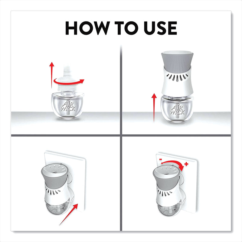 Air Wick Scented Oil Refill, Fresh Waters, 0.67 oz, 2/Pack, 6 Pack/Carton