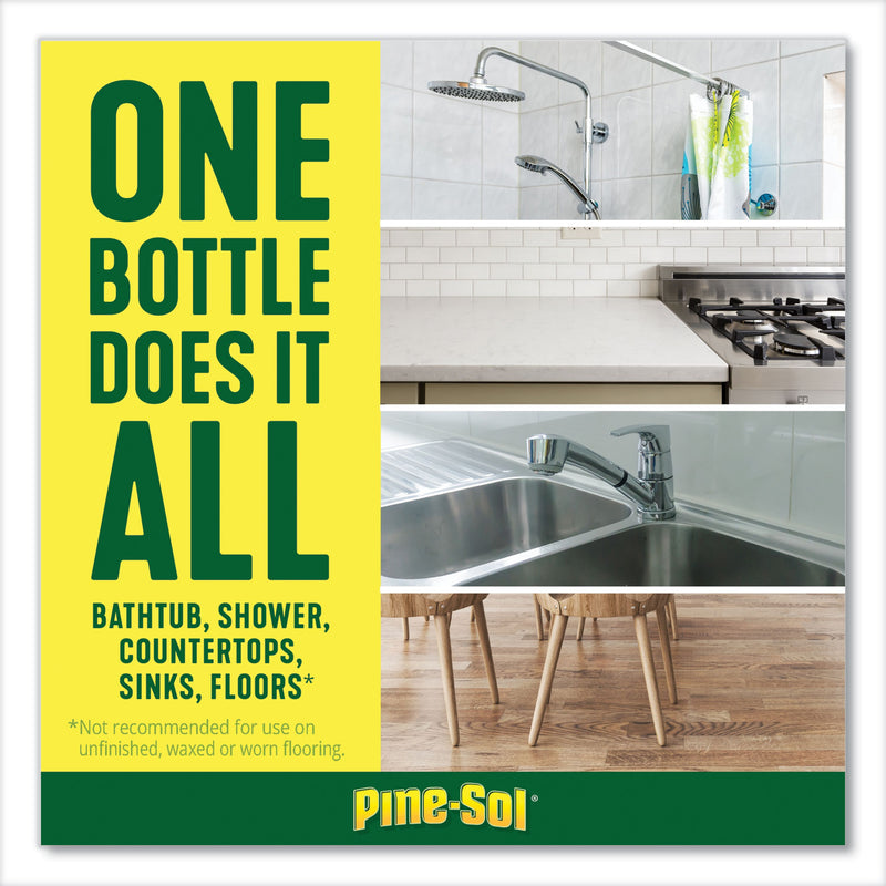 Pine-Sol Multi-Surface Cleaner, Lemon Fresh, 28 oz Bottle, 12/Carton