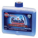 FINISH Dishwasher Cleaner, Fresh, 8.45 oz Bottle, 6/Carton