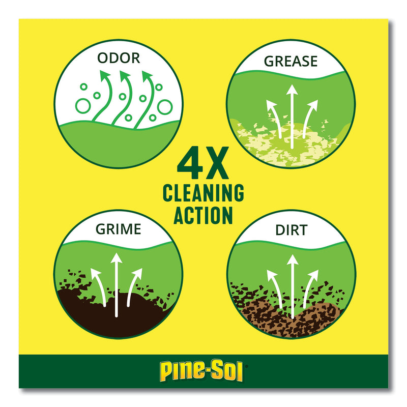 Pine-Sol Multi-Surface Cleaner, Lemon Fresh, 28 oz Bottle, 12/Carton