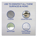 LYSOL Clean and Fresh Multi-Surface Cleaner, Sparkling Lemon and Sunflower Essence, 48 oz Bottle, 9/Carton