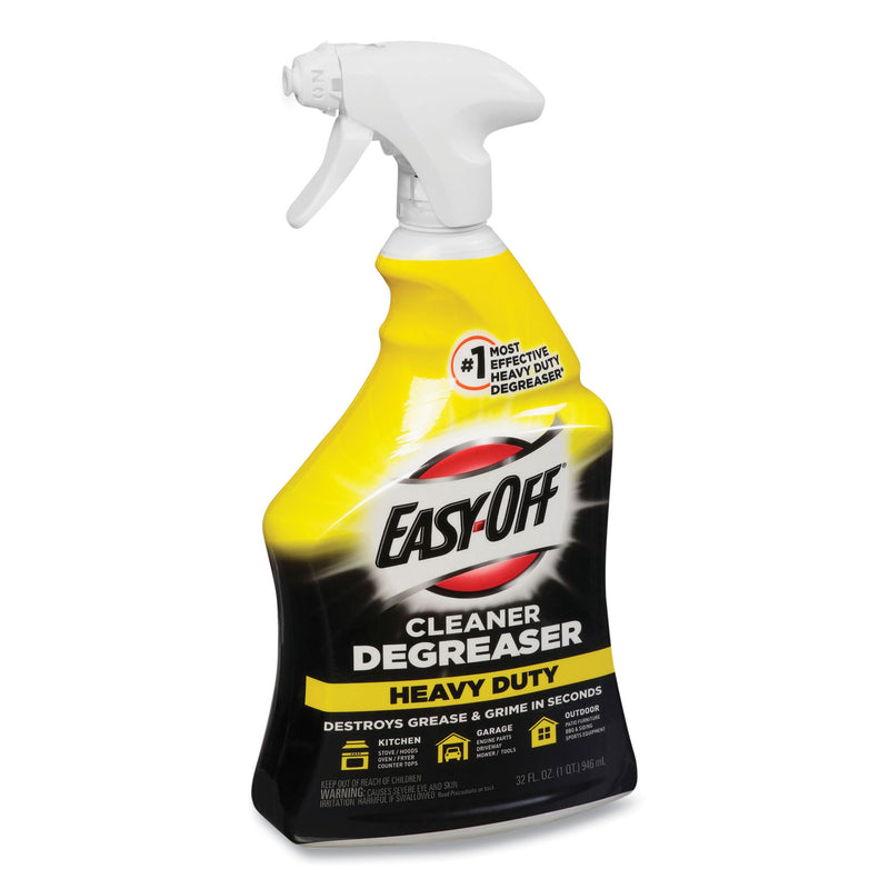 EASY-OFF Heavy Duty Cleaner Degreaser, 32 oz Spray Bottle