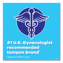 Tampax Pearl Tampons, Regular, 36/Box