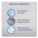 LYSOL Clean and Fresh Multi-Surface Cleaner, Sparkling Lemon and Sunflower Essence, 48 oz Bottle, 9/Carton