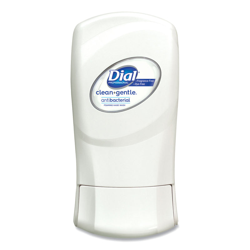 Dial Clean+Gentle Antibacterial Foaming Hand Wash Refill for FIT Manual Dispenser, Fragrance Free, 1.2 L, 3/Carton