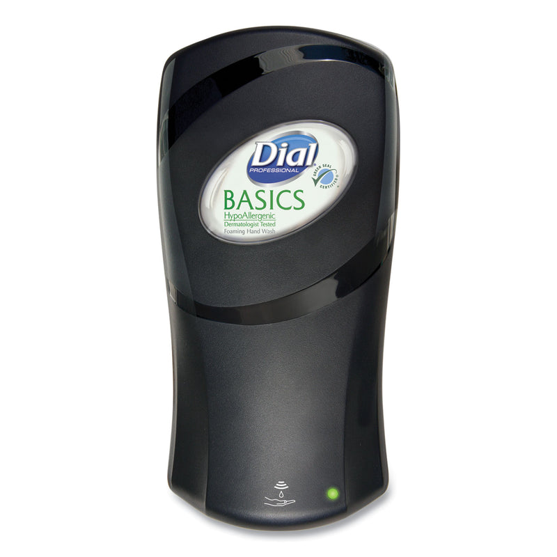 Dial FIT Universal Touch Free Dispenser, 1 L, 4 x 5.4 x 11.2, Slate, 3/Carton