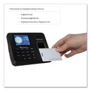 Acroprint BioTouch Time Clock and Badges Bundle, 10,000 Employees, Black