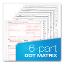 TOPS W-2 Tax Forms, Six-Part Carbonless, 5.5 x 8.5, 2/Page, (24) W-2s and (1) W-3