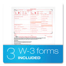 TOPS W-2 Tax Form/Envelope Kits, Six-Part Carbonless, 8.5 x 5.5, 2/Page, (24) W-2s and (1) W-3, 24/Sets
