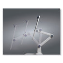 Fellowes Flex Arm Weighted Base Copyholder,150 Sheet Capacity, Plastic, Platinum/Graphite