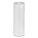 Boardwalk Low Density Repro Can Liners, For Slim Jim Containers, 23 gal, 1 mil, 28" x 45", Clear, 15 Bags/Roll, 10 Rolls/Carton
