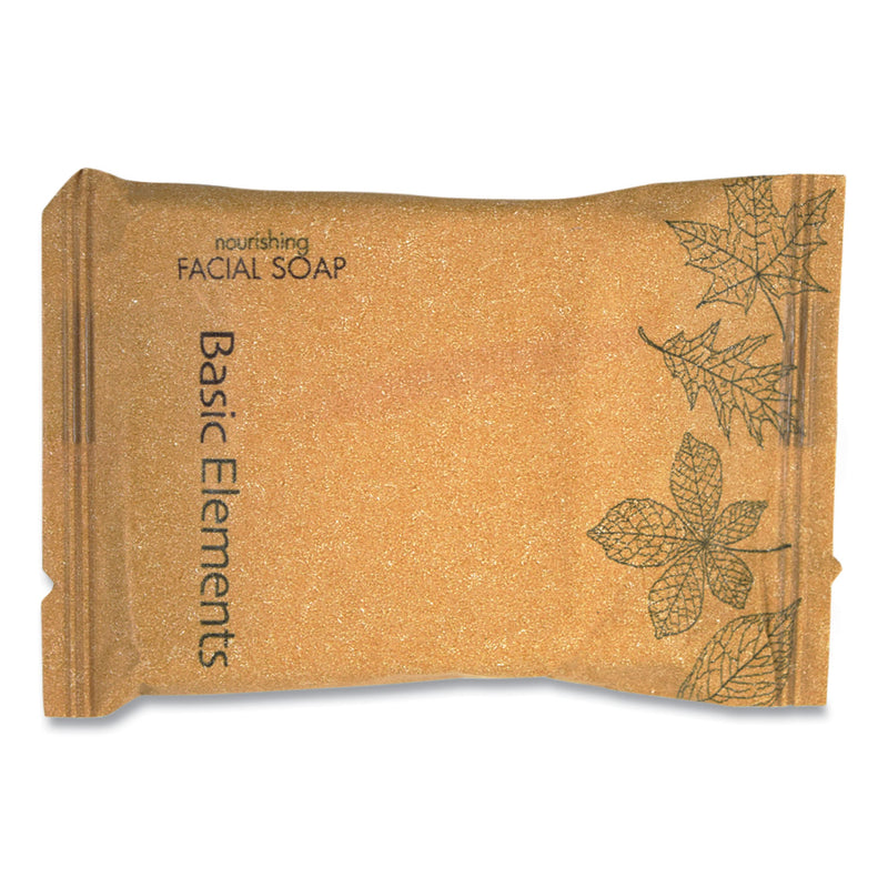 Eco By Green Culture Facial Soap Bar, Clean Scent, 0.71 oz Pack, 500/Carton