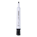 Universal Dry Erase Marker, Medium Bullet Tip, Black, Dozen