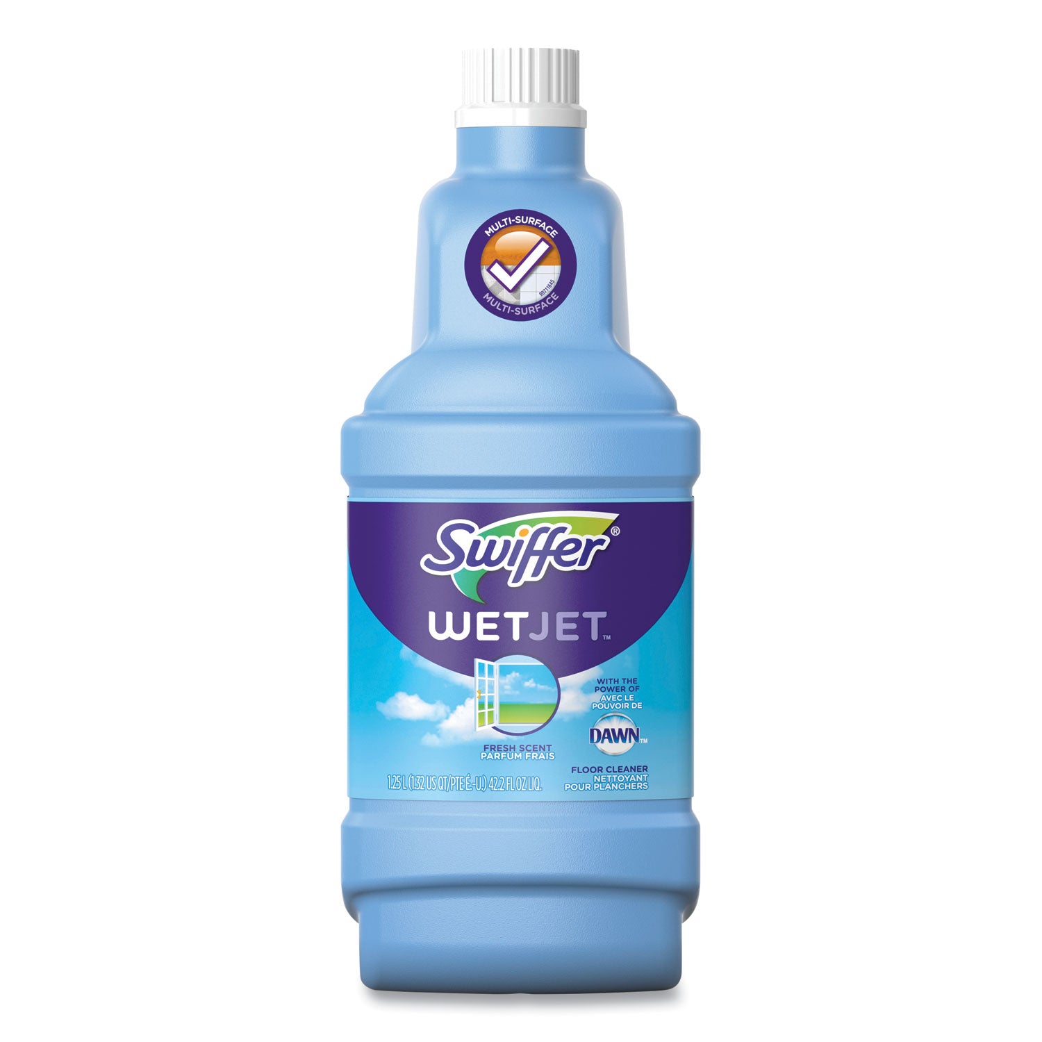WetJet System Cleaning-Solution Refill, Fresh Scent, 1.25 L Bottle, 4 ...