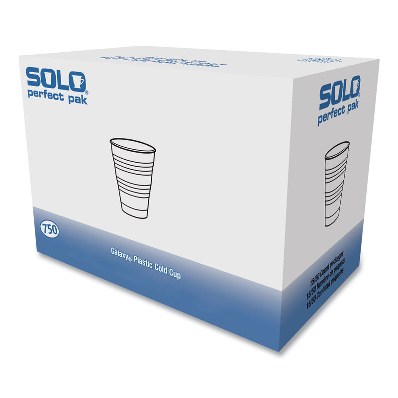 Dart High-Impact Polystyrene Cold Cups, 5 oz, Translucent, 100 Cups/Sleeve, 25 Sleeves/Carton