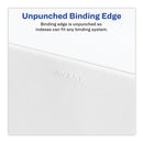 Avery Preprinted Legal Exhibit Side Tab Index Dividers, Avery Style, 26-Tab, W, 11 x 8.5, White, 25/Pack, (1423)