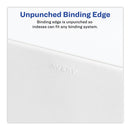Avery Preprinted Legal Exhibit Side Tab Index Dividers, Avery Style, 10-Tab, 75, 11 x 8.5, White, 25/Pack, (1075)