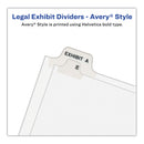 Avery Preprinted Legal Exhibit Side Tab Index Dividers, Avery Style, 25-Tab, 126 to 150, 11 x 8.5, White, 1 Set, (1335)