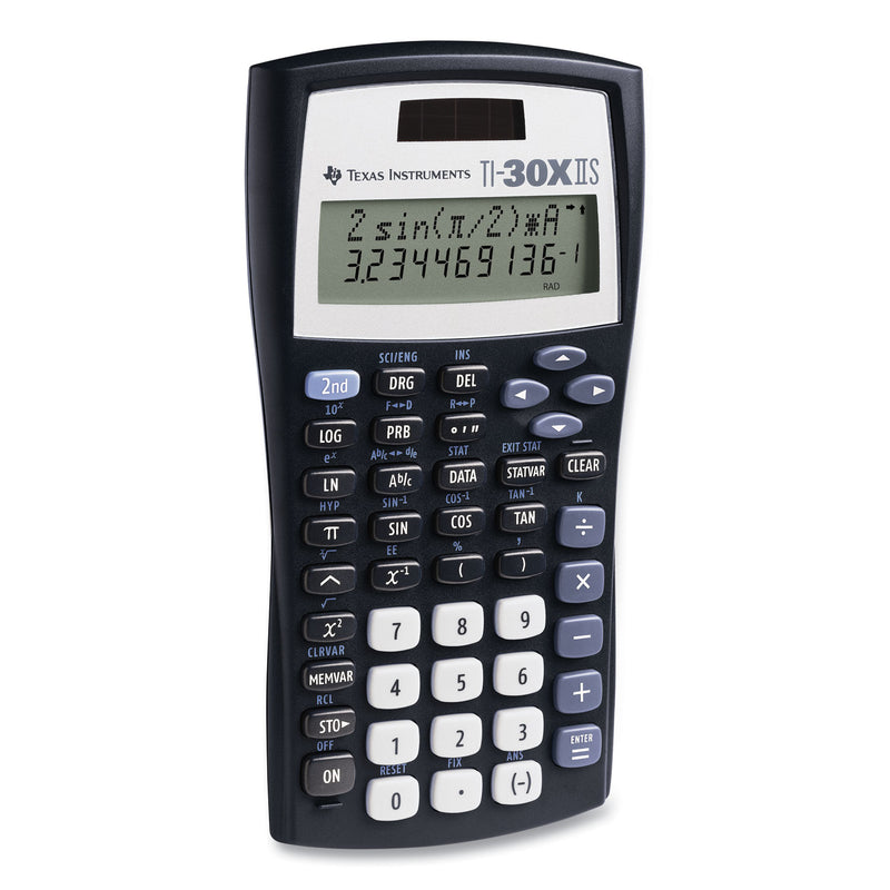 Texas Instruments TI-30X IIS Scientific Calculator, 10-Digit LCD, Black