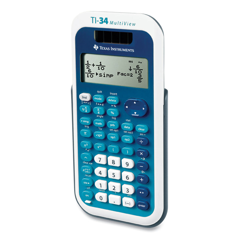 Texas Instruments TI-34 MultiView Scientific Calculator, 16-Digit LCD