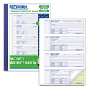 Rediform Money Receipt Book, Two-Part Carbonless, 7 x 2.75, 4/Page, 200 Forms