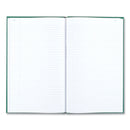 National Emerald Series Account Book, Green Cover, 12.25 x 7.25 Sheets, 150 Sheets/Book