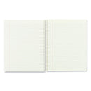 National Single-Subject Wirebound Notebooks, 1 Subject, Narrow Rule, Brown Cover, 10 x 8, 80 Eye-Ease Green Sheets