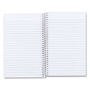 National Single-Subject Wirebound Notebooks, 1 Subject, Medium/College Rule, Kolor Kraft Blue Front Cover, 7.75 x 5, 80 Sheets