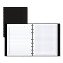 Blueline NotePro Quad Computation Notebook, Data-Lab-Record Format, Narrow Rule/Quadrille Rule, Black Cover, 9.25 x 7.25, 96 Sheets