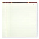 National Texthide Eye-Ease Record Book, Black/Burgundy/Gold Cover, 10.38 x 8.38 Sheets, 150 Sheets/Book