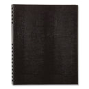 Blueline NotePro Undated Daily Planner, 10.75 x 8.5, Black Cover, Undated