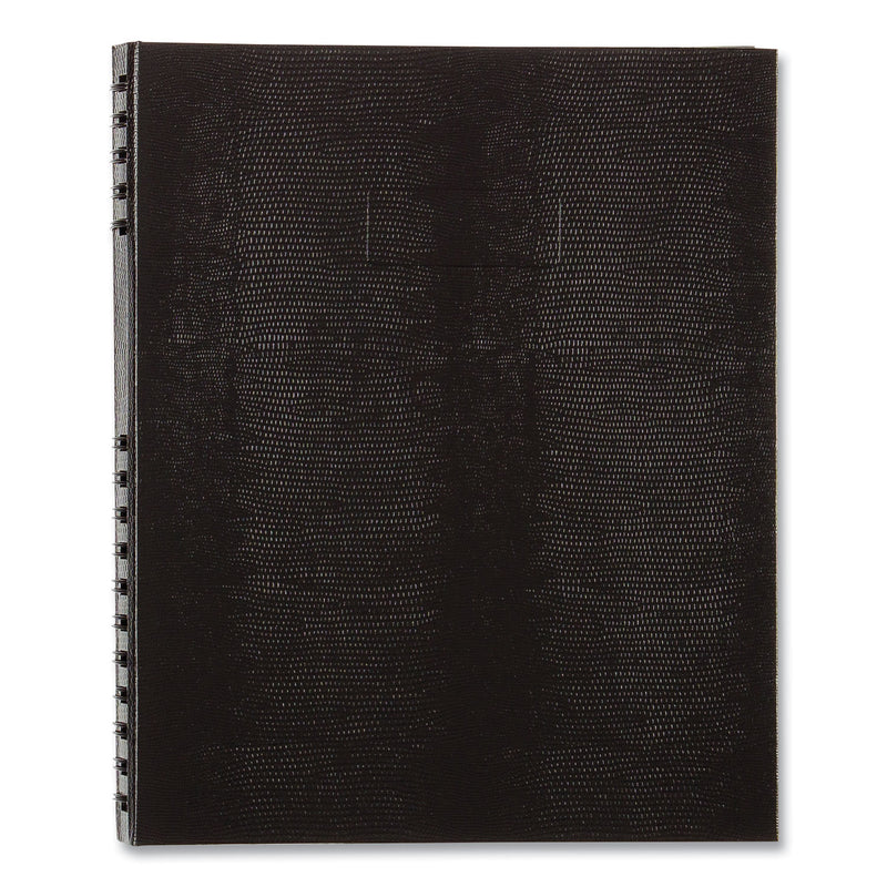 Blueline NotePro Undated Daily Planner, 10.75 x 8.5, Black Cover, Undated
