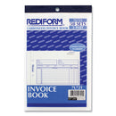 Rediform Invoice Book, Two-Part Carbonless, 5.5 x 7.88, 1/Page, 50 Forms
