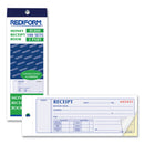 Rediform Receipt Book, Two-Part Carbonless, 7 x 2.75, 1/Page, 100 Forms