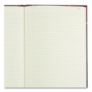 National Texthide Eye-Ease Record Book, Black/Burgundy/Gold Cover, 14.25 x 8.75 Sheets, 300 Sheets/Book