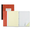 National Duplicate Laboratory Notebooks, Quadrille Rule Sets, Brown Cover, 11 x 9.25, 100 Two-Sheet Sets