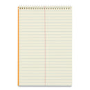 National Standard Spiral Steno Pad, Gregg Rule, Brown Cover, 80 Eye-Ease Green 6 x 9 Sheets