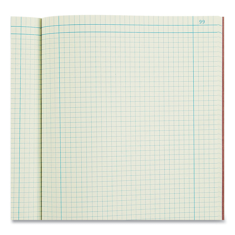 National Computation Notebook, Quadrille Rule, Brown Cover, 11.75 x 9.25, 75 Sheets